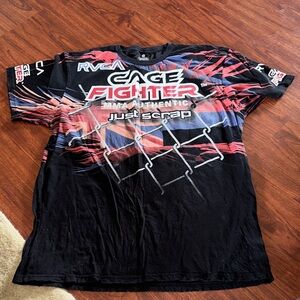 Cage Fighter Retired MMA BJ PENN Graphic T-Shirt Just Scrap size XXL